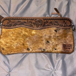 Leather clutch